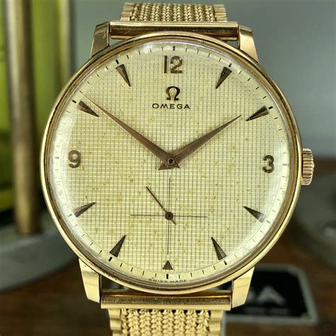 omega vintage gold watch|affordable vintage omega watches.